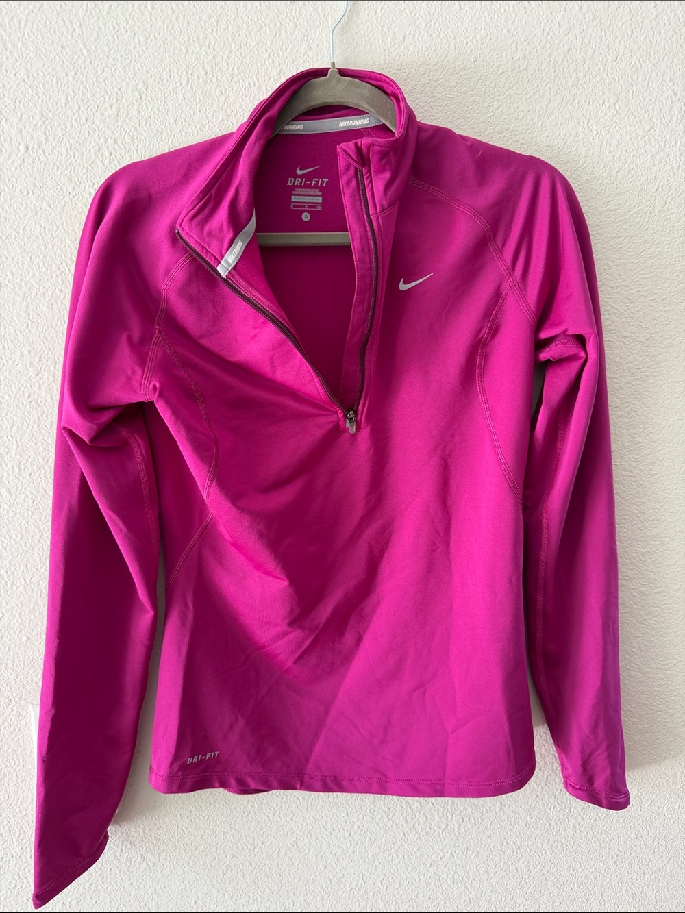 Nike Pink Dri-FIT Half-Zip Training Top